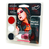 Kit Mini Maquillaje De Fantasia Base Agua Vampiro Halloween