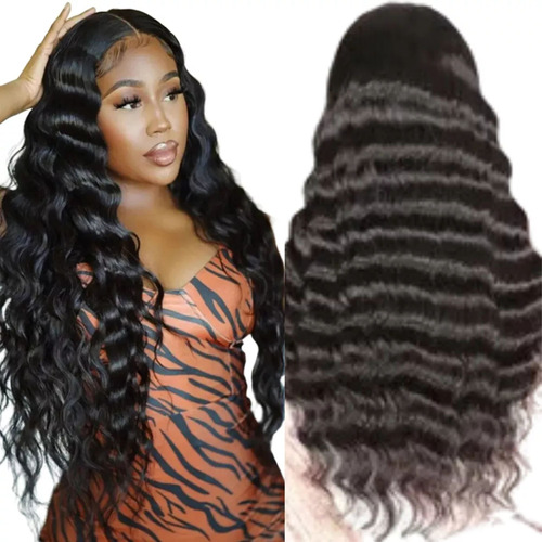 Peruca Front Lace Wig Fibra Organica Premium Baby Hair 70cm