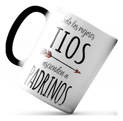 Mug Mágico Taza Padrino Padre Papá Regalo Pocillo