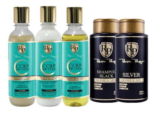 Robson Peluquero Ccrp Em Casa + Matizador Silver Home Care 