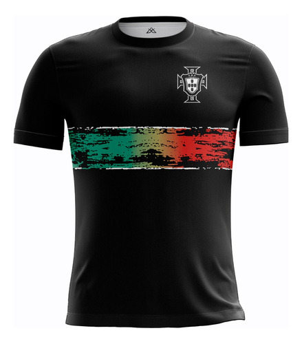 Camiseta Portugal Black Artemix Ax-0521