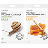 Mascarillas Coreana Nutritiva / Miel & Caracol_ Paquete_20pz