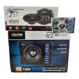 Woofer 12 Amplificado +bocinas 6.5 Y Tweeter Soundstream 