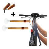 Kit Suporte De Parede Para Bicicleta Bike E Suporte Capacete