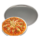 Bandeja Para Hornear Pizza En Aluminio 30cm + 6 Platos Pizza