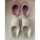 2 Pares De Crocs Usadas Talle C11 (17 Cm) Y J2 (20cm)