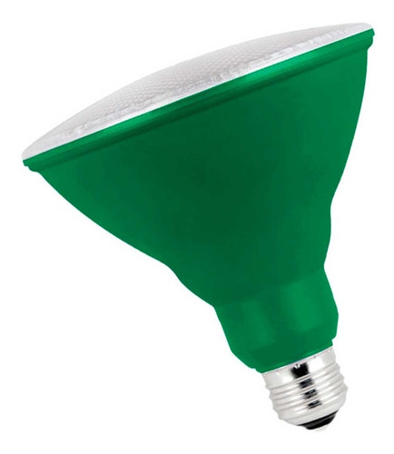 Lampara Led Par 38 6w Color Verde Interelec Para Estacas Par38