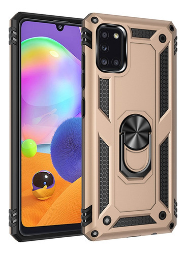 Funda Uso Rudo Anticaída Con Anillo Para Samsung Galaxy A31