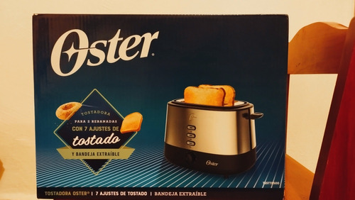 Tostador Marca Oster.(para 2 Rebanas De Pan Con 7 Ajustes). 