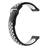 Pulseira Running Compatível Com Zeblaze Gts 3 Plus / C20 Pro Cor Preta/branca