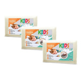  Kit 3 - Travesseiros Nasa Kids Infantil - Branco - 45 X 65