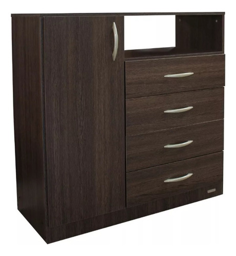 Comoda Cajonera Platinum 921 4 Cajones 1 Puerta 