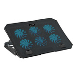 Base Para Notebook Reclinable, Hub Usb, Leds Con 6 Coolers