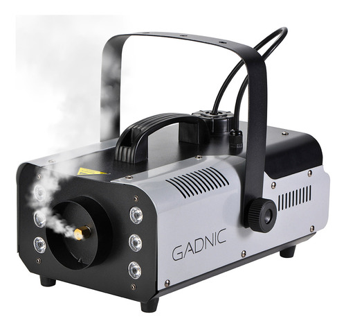 Maquina De Humo Gadnic Portatil Con Luz Led 900w Profesional