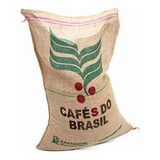 Saco De Café Do Brasil  Rustico 70cm X 95cm - Artesanato