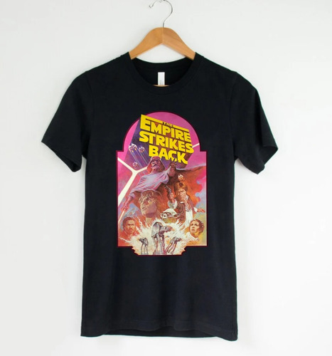 Polera Unisex Star Wars  Empire Strikes Algodon Estampado