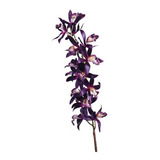 Flor Artificial Orquídea Púrpura De 104 Cm