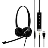 Sennheiser Sc 665 Usb (507257) - Auriculares Profesionales D