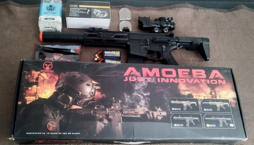 Airsoft Ares Amoeba 014 Honey Baby Black Muito Bem Conservad