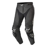 Pantalones De Motocicleta De Cuero Alpinestars Track V2