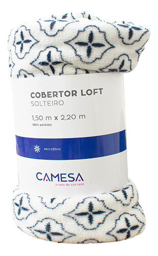 Cobertor Solteiro Manta Microfibra Antialérgico - Camesa