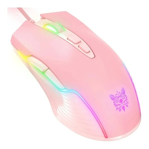 Mouse Gamer Pink Cw905 Onikuma Rgb