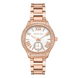 Reloj Mujer Michael Kors Mk4806 Sage Rosa Con Fondo Blanco