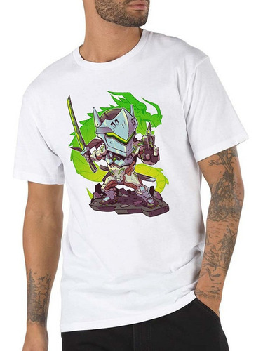 Playera Overwatch Genji Chibi Ulti