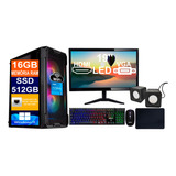 Pc Completo Cpu I5 6500 / Ssd 512gb M2 / 16gb Ddr4 + Monitor