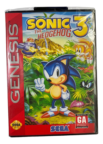 Sonic The Hedgehog 3 Original Para Sega Génesis Importado