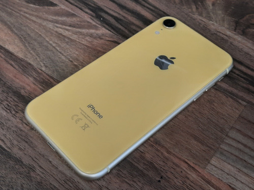 Chasis Marco Original Compatible Con iPhone XR Amarillo