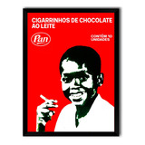 Quadro Arte Pop Decoração Retro Cigarrinhos De Chocolate A3