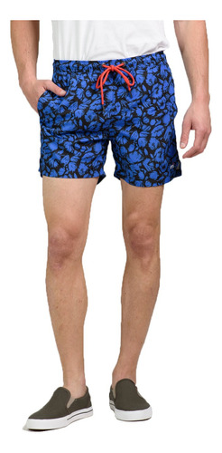 Short Malla Traje De Baño Estampado Hombre Mistral 67012-2