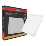 Kit 3x Painel Led Quadrado Embutir 30w 40x40 Avant 3000k