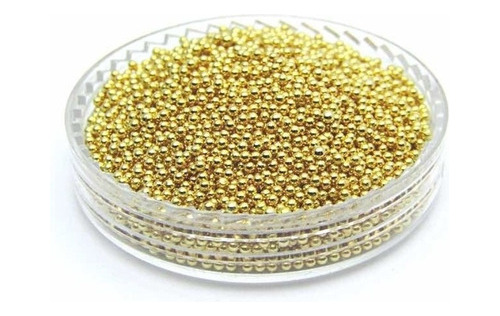 500g Caviar Metal Joia Unhas 1mm