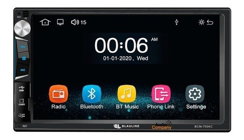 Estereo Pantalla Blauline Bcm-750ac Mirror/carplay/android 