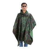 Al Aire Libre De La Selva Poncho Camuflaje Impermeable Milit