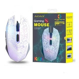 Mouse Gamer K60 Color Blanco Retroiluminado Rgb Gaming
