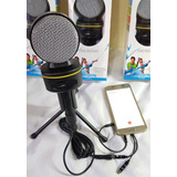 Microfone Condensador Celular Voz E Violão Sf930 Conexão P2