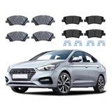 Balatas Delanteras Y Traseras Para Hyundai Accent 2020 2021