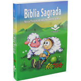 Bíblia Sagrada Mig E Meg - Capa Liustrada Cordeiro: Nova Tradução Na Linguagem De Hoje (ntlh), De Sociedade Bíblica Do Brasil. Editora Sociedade Bíblica Do Brasil, Capa Mole Em Português, 2017