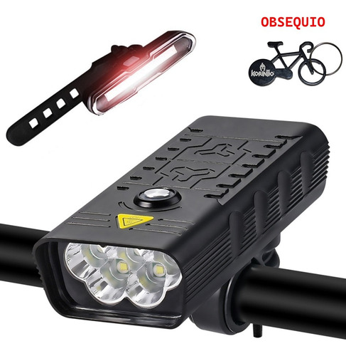 Linterna Lampara Bicicleta 5000 Lumen (5 Modos) + Obsequio