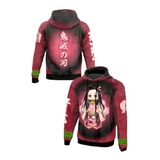 Buzo Nezuko  Con Capota Demon Slayer Envio Gratis