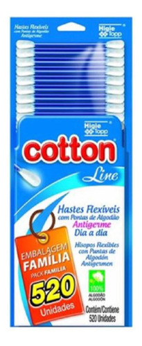 Hastes Flexiveis Com 520un Cotonetes Family Cary