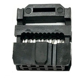 50x Conector Idc Latch Femea 10 Vias P/ Flat -  Fc10 