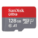 Cartão De Memória Micro Sd Sandisk 128gb Classe 10 Ultra