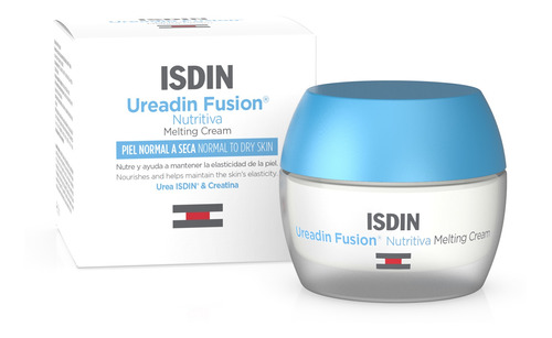 Isdin Ureadin Fusion Melting Crema Hidratante Nutritiva Facial Pieles Normales A Secas
