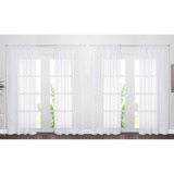 Nicetown 4 Piezas De Cortinas Blancas Transparentes 84 ' Jue