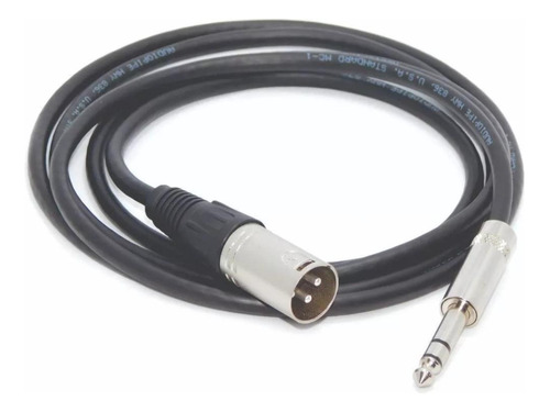 Cable Audio Xlr A Plug Estereo 1.5 Mts Balanceado Monitor