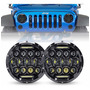 Juego 2 Faros Led Optica 7  Ojo Angel Jeep Wrangler Ika Cree Jeep Wrangler